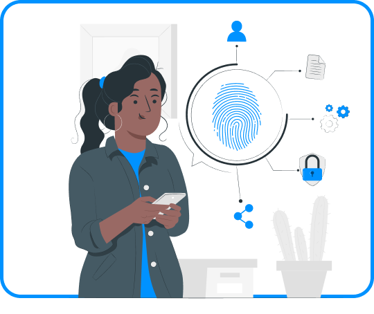 Image d'une personne sur son téléphone